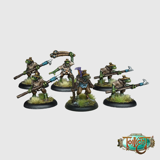 H03 - Riverfolk Unit (Captain, 4 Crew and 1 Bolas)