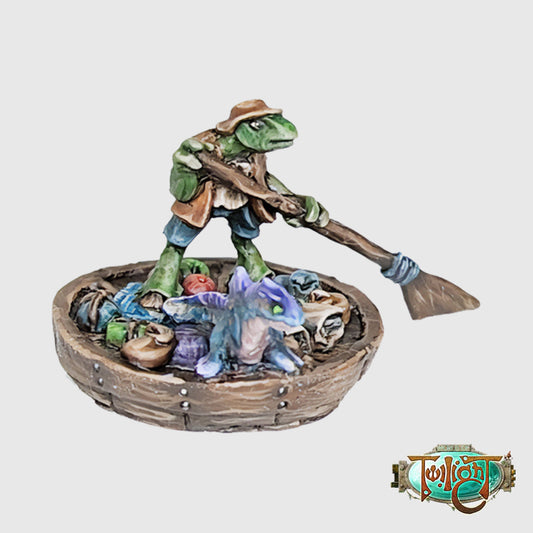 H07 - Riverfolk Urchin on Coracle