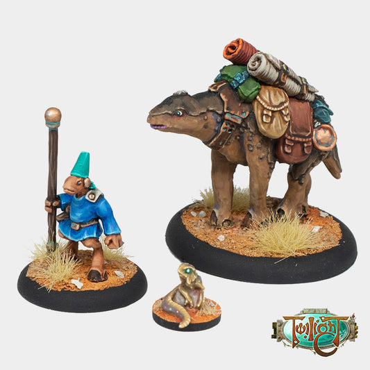 F57a - Laden Trepain with Orel beast trader (and pet)