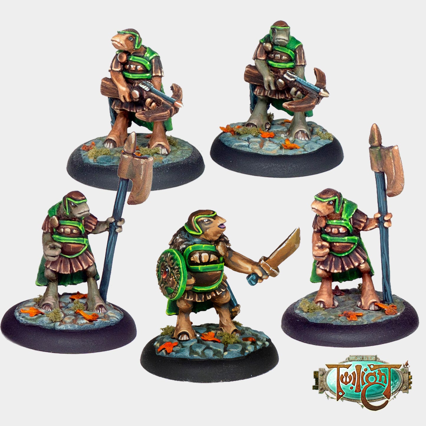 A15 - Greencloak Patrol (Captain, 2 Halberds and 2 Crossbows)